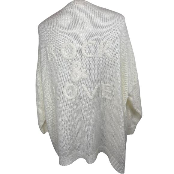 Elan GISELLE Rock & Love Cardigan, One Size, Cream color - Picture 2 of 7